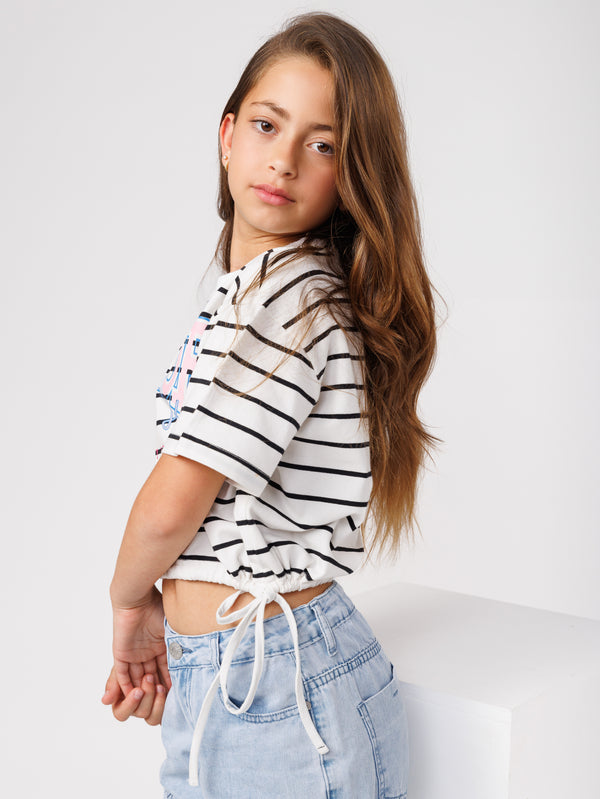 T SHIRT  NG White Stripes / 14