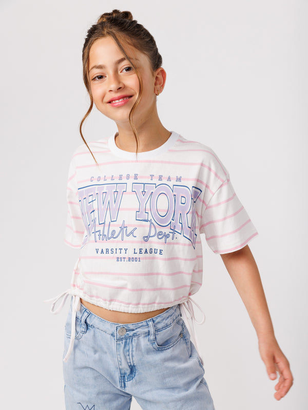 T SHIRT  NG White/Pink / 14