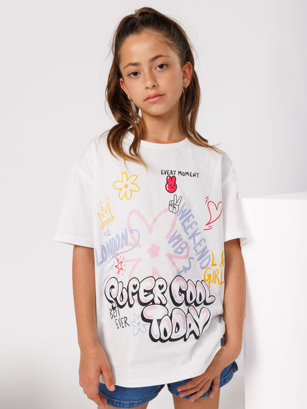 T SHIRT  NG White / 14