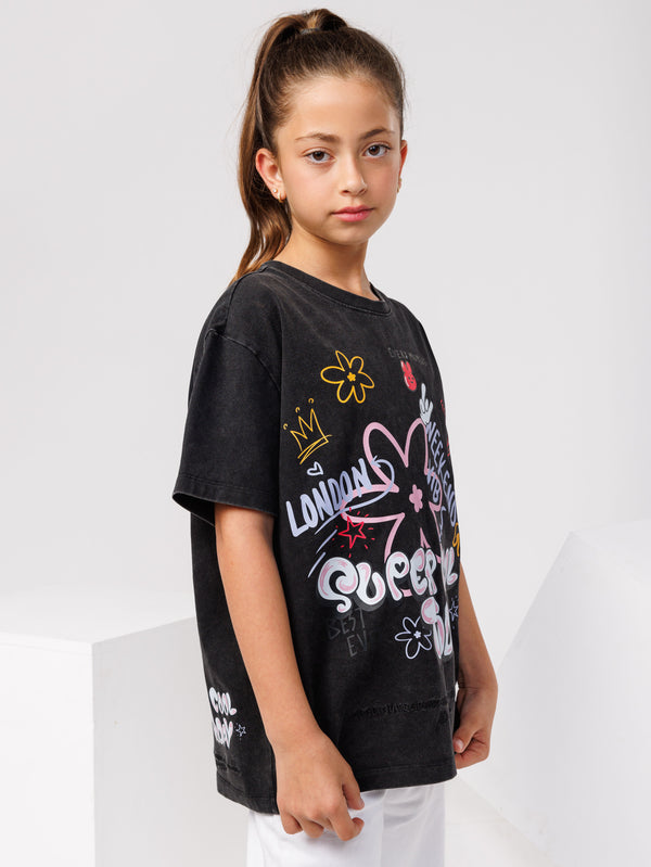 T SHIRT  NG Black / 14