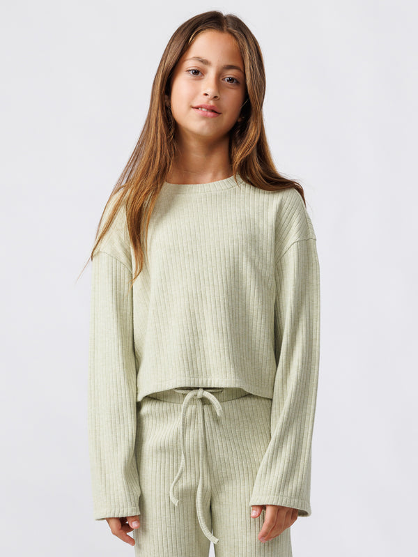 FASHION SET TOP NG Smoky Green / 14