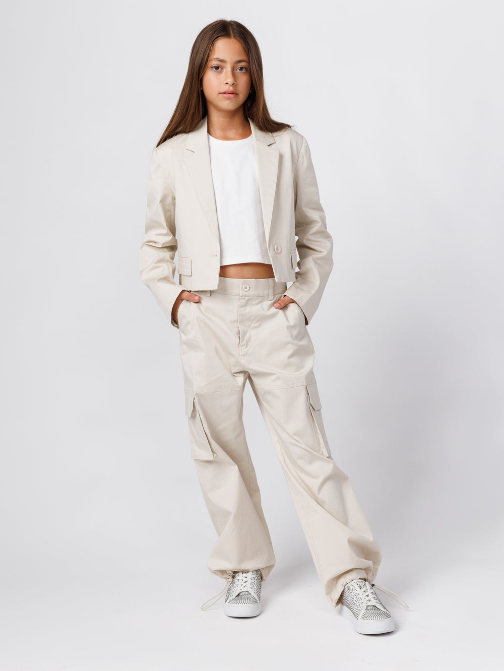 WOVEN PANTS  NG Cream / 14