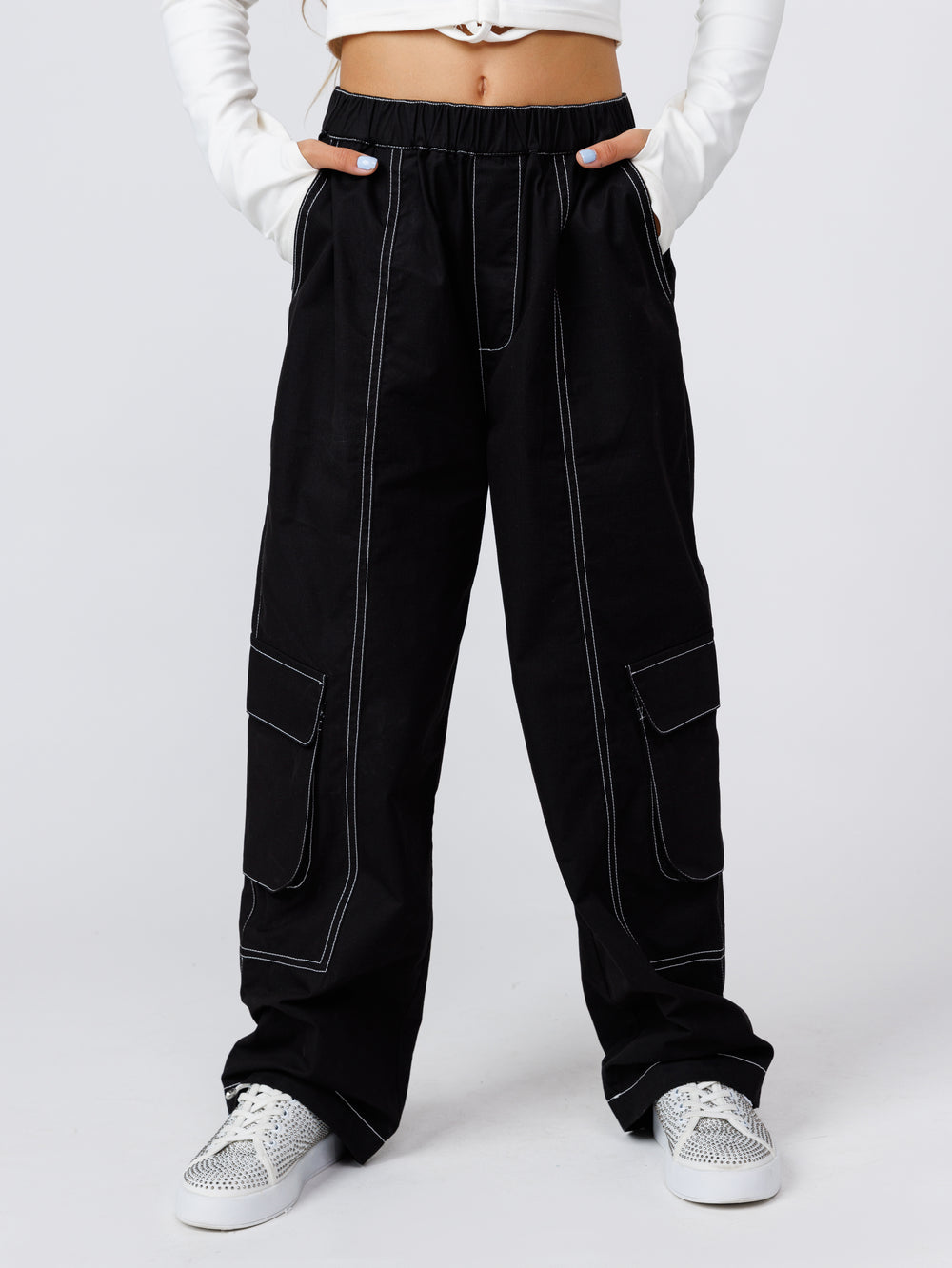 WOVEN PANTS  NG Black / 14