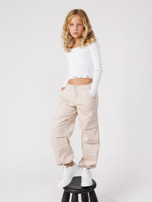 WOVEN PANTS  NG Stone / 14