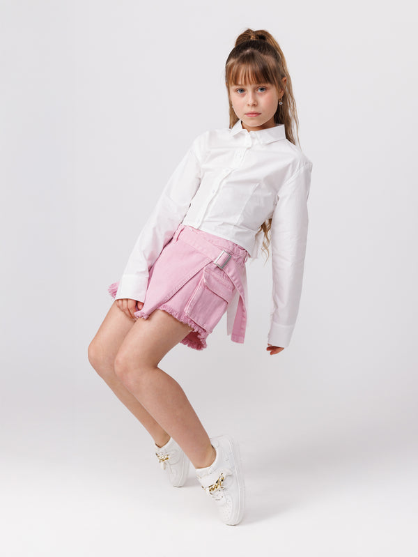 FASHION BUTTONNED SHIRTS NG White / 14