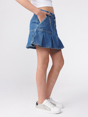 JEANS SKIRT Light Blue / 10