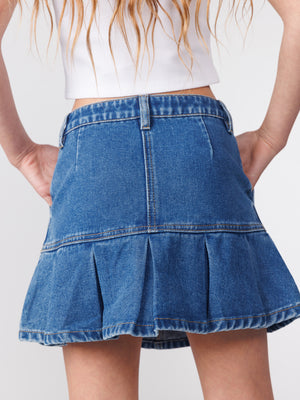 JEANS SKIRT Light Blue / 10