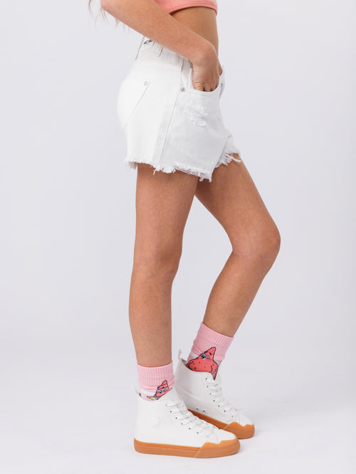 JEANS SHORTS NG White / 14