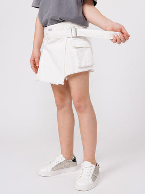 JEANS SKIRT White / 14