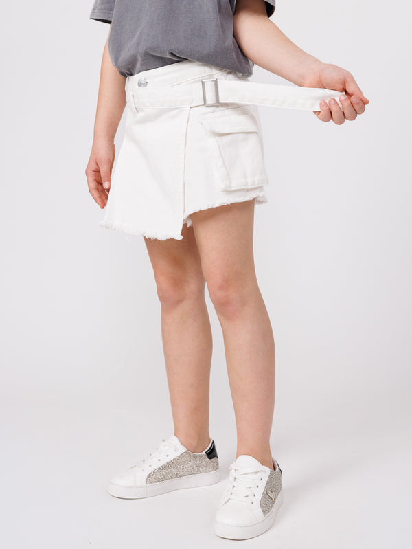 JEANS SKIRT White / 14