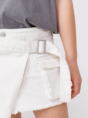 JEANS SKIRT White / 14