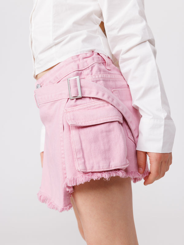 JEANS SKIRT Pink / 14