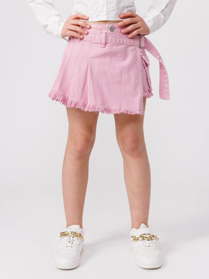 JEANS SKIRT Pink / 14