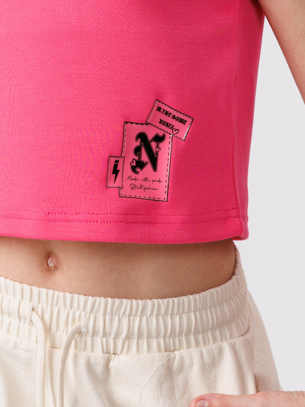 FASHION BASIC T-SHIRTS NG Pink / 14