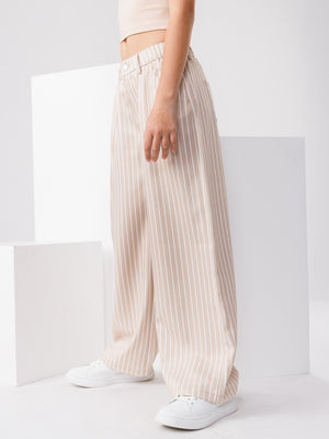 WOVEN PANTS  NG Beige / 14