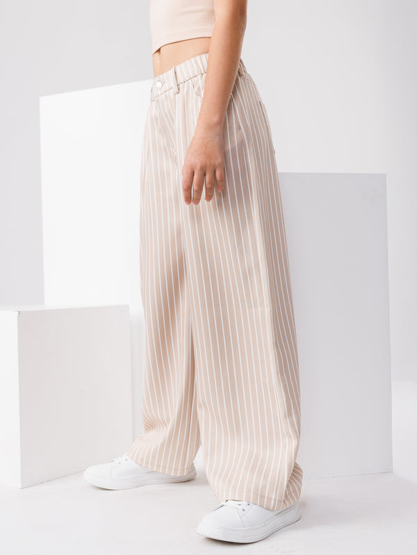 WOVEN PANTS  NG Beige / 14
