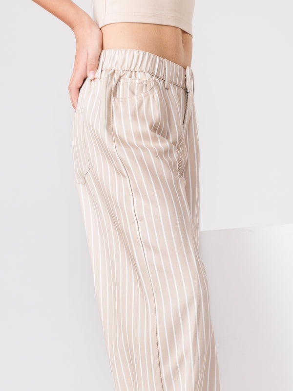 WOVEN PANTS  NG Beige / 14