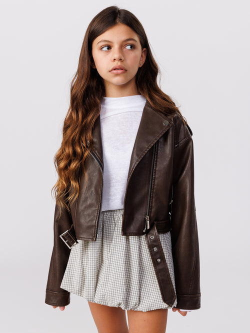 PU COAT/JACKET NG Brown / 6