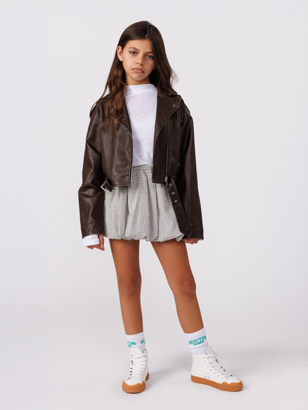 PU COAT/JACKET NG Brown / 6