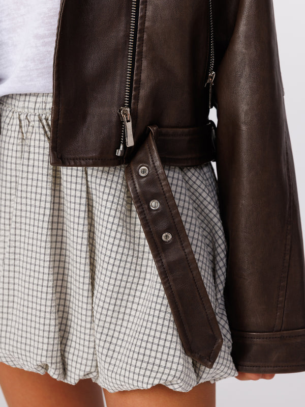 PU COAT/JACKET NG Brown / 6