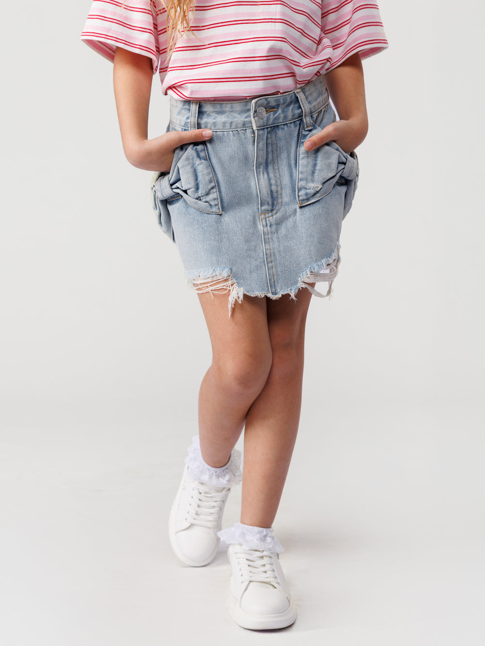 JEANS SKIRT Light Blue / 12