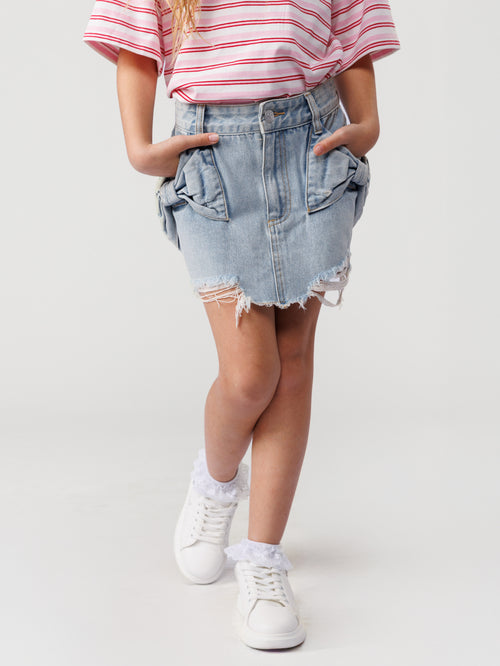 JEANS SKIRT Light Blue / 12