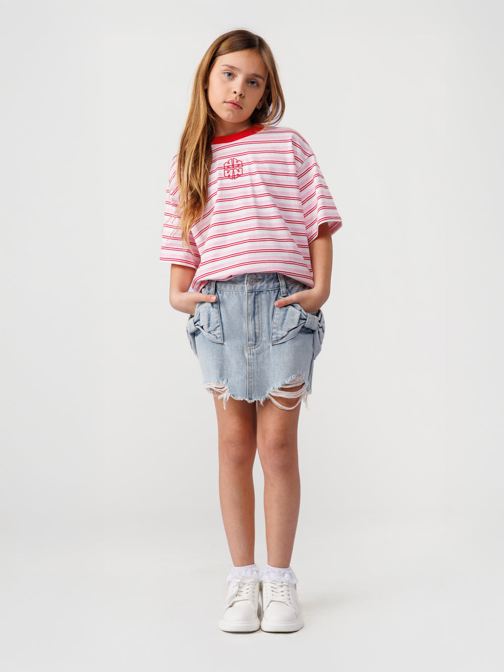 JEANS SKIRT Light Blue / 12