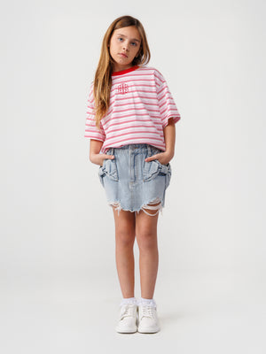 JEANS SKIRT Light Blue / 12