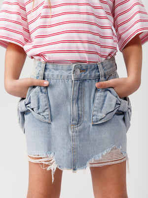 JEANS SKIRT Light Blue / 12