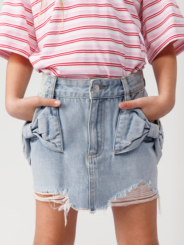 JEANS SKIRT Light Blue / 12