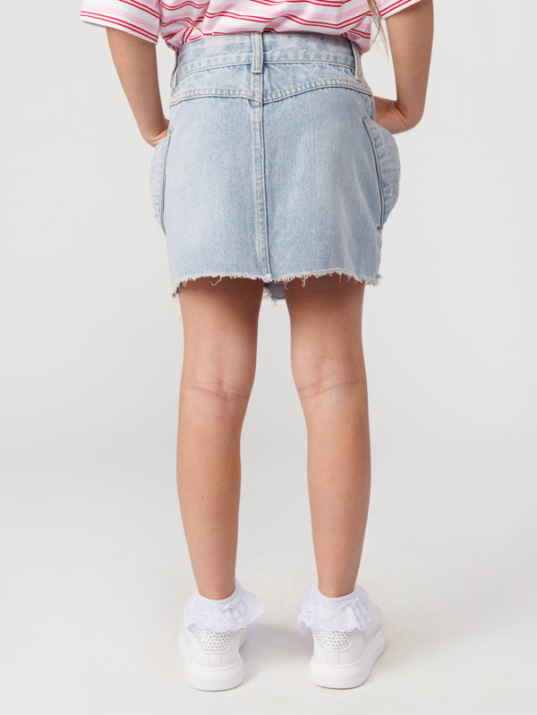 JEANS SKIRT Light Blue / 12