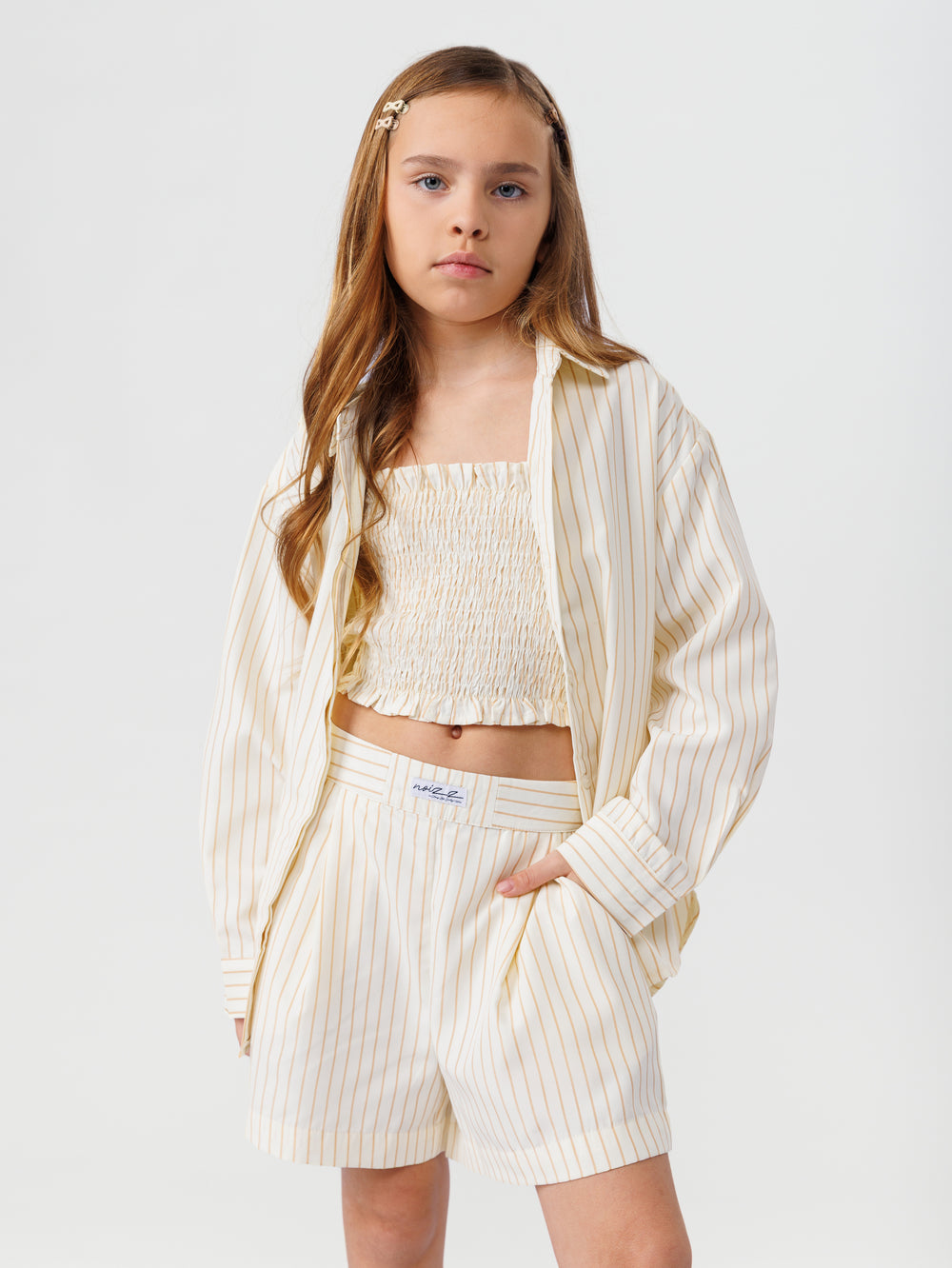 FASHION BUTTONNED SHIRT NG Yellow / 14