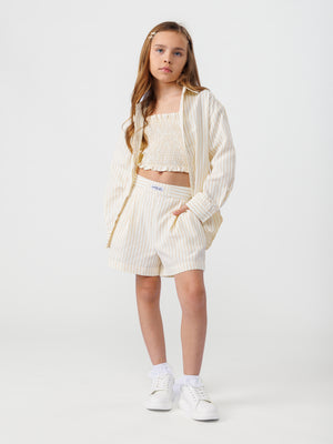 FASHION BUTTONNED SHIRT NG Yellow / 14