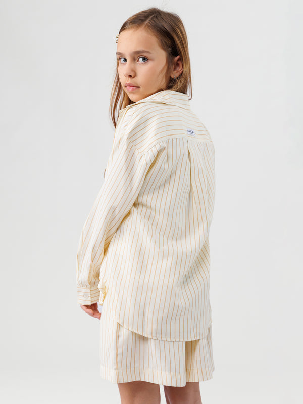 FASHION BUTTONNED SHIRT NG Yellow / 14