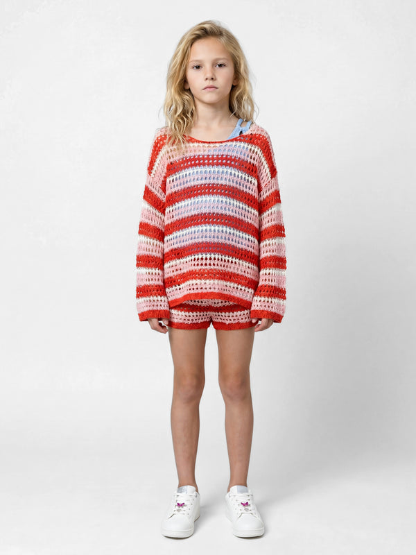RESORT TOP SET Pink Red / 14