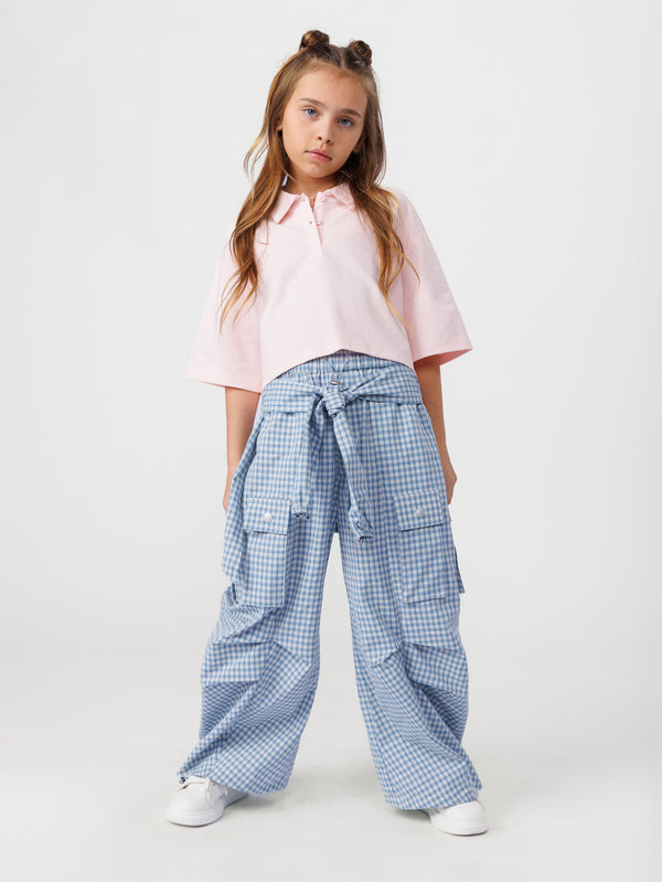 WOVEN PANTS  NG Light Blue / 14